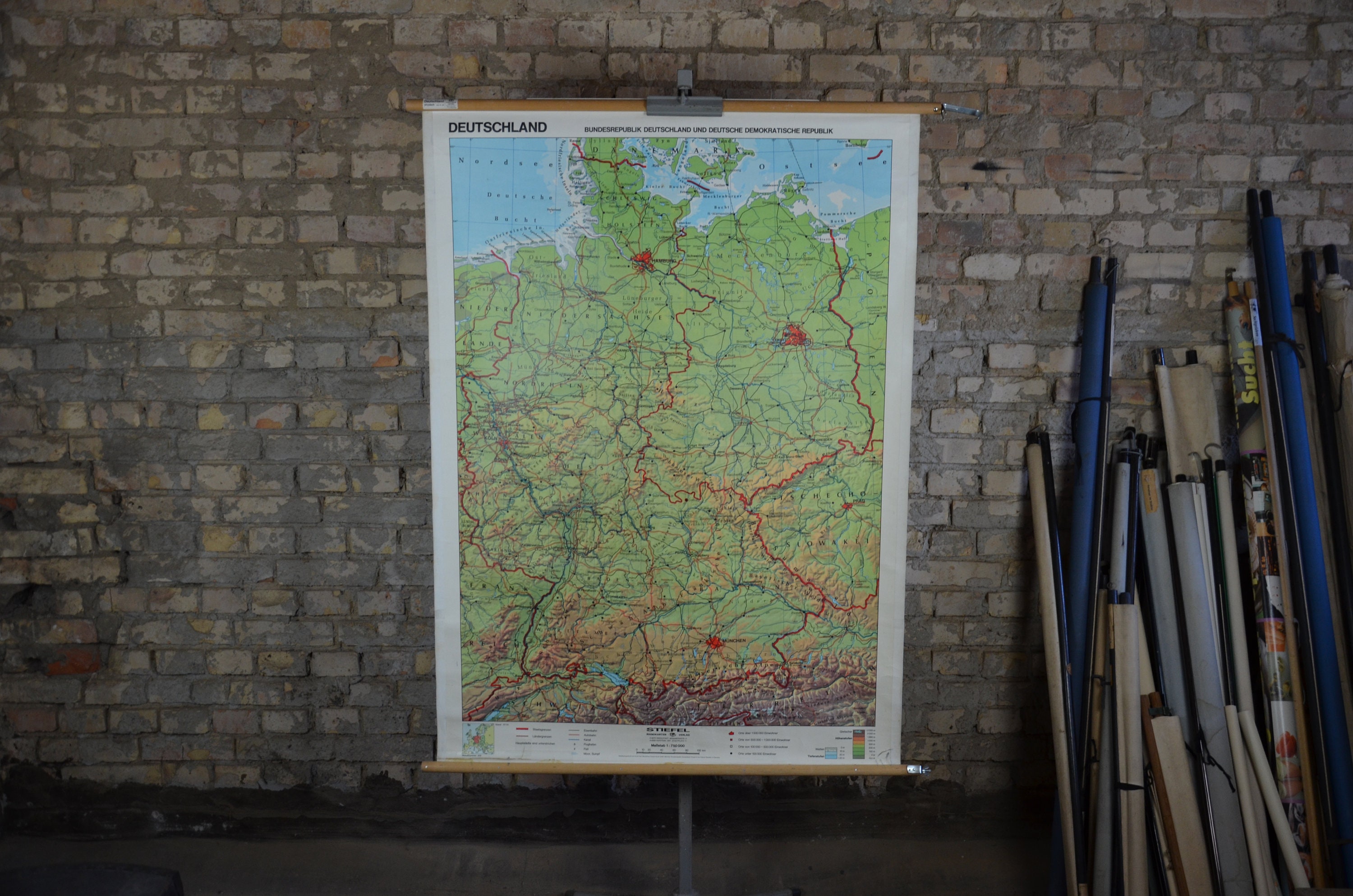 80s map of europe - Etsy 日本