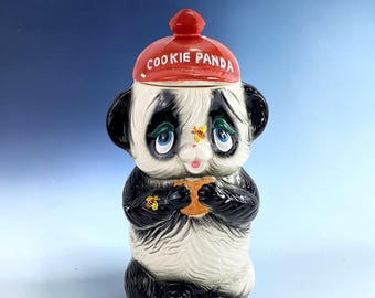 Vintage MCM Ceramic Jocko the Monkey Cookie Jar - Etsy