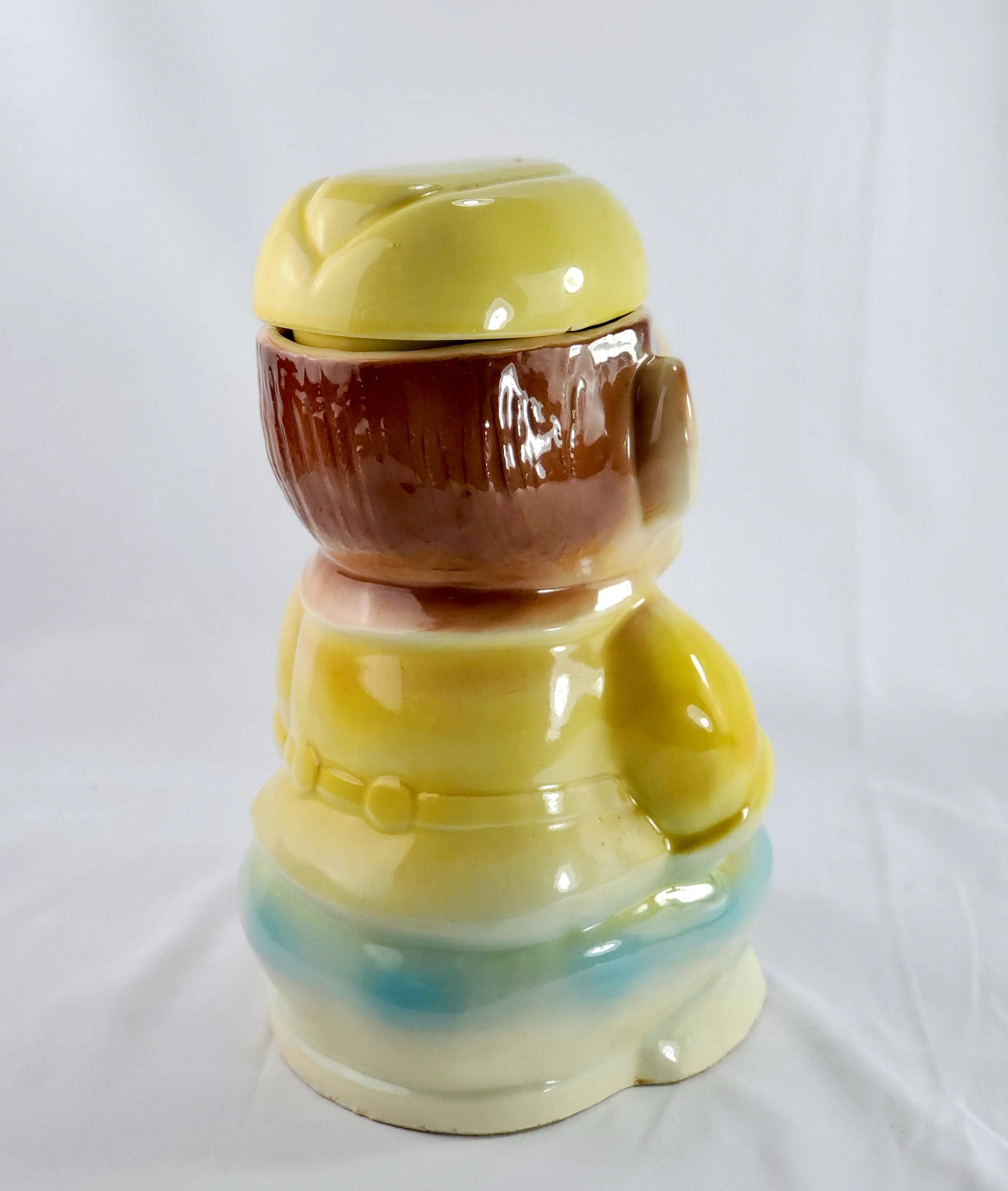 Vintage MCM Ceramic Jocko the Monkey Cookie Jar - Etsy