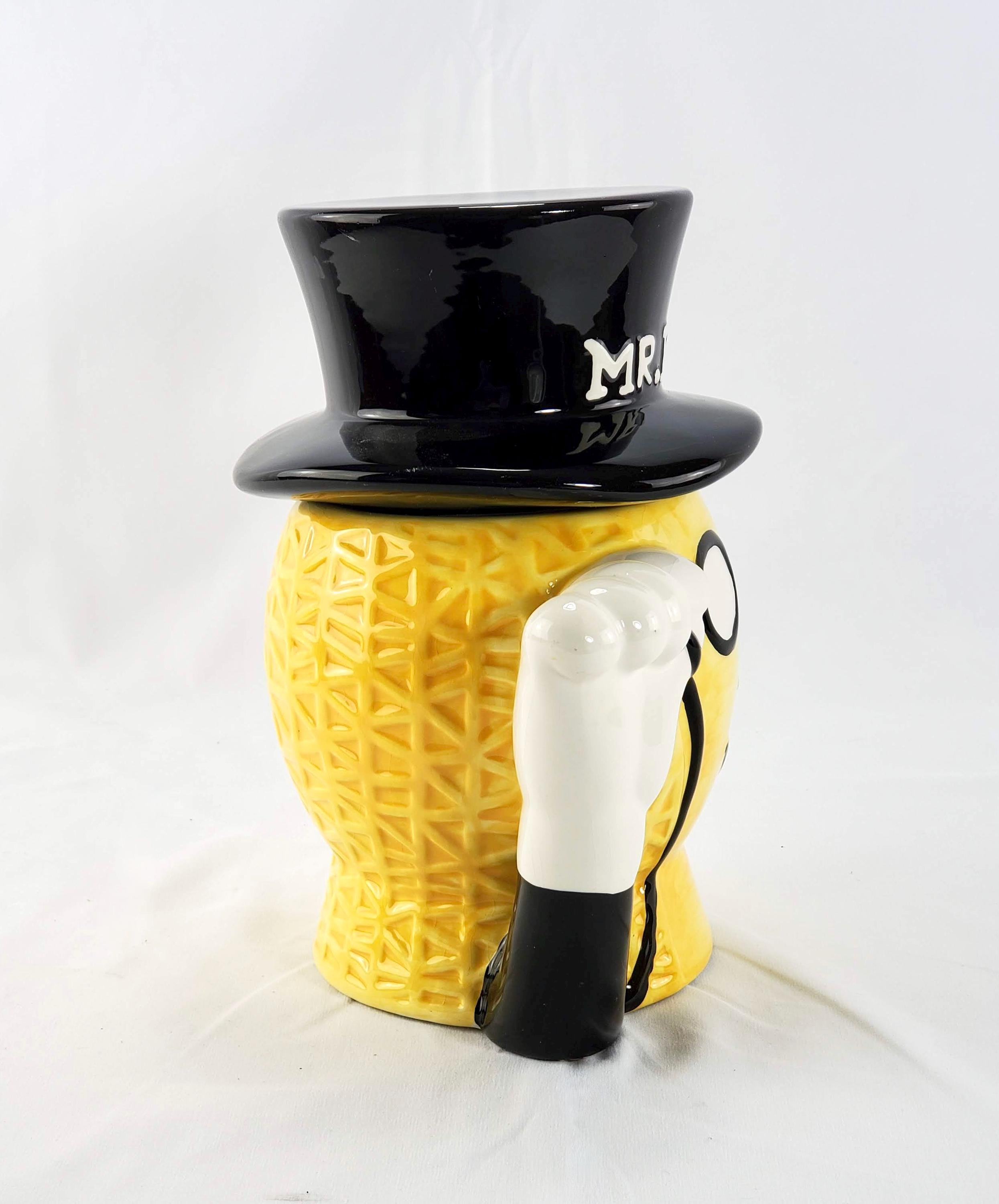 Vintage Planters Mr. Peanut Ceramic Canister - Etsy