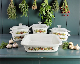 Vintage Corning Ware Spice of Life Cookware