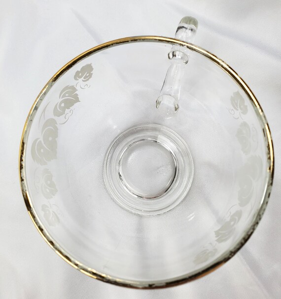 ヴィンテージ アンカーホッキング ホワイトグレープリーフモチーフ 12