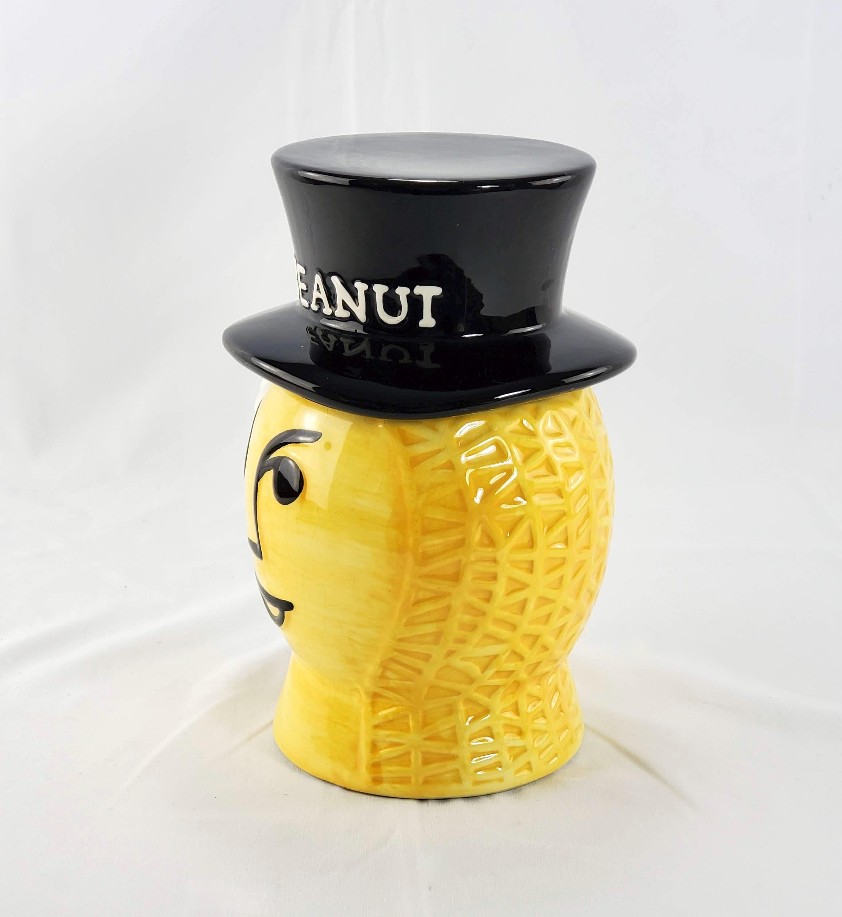 Vintage Planters Mr. Peanut Ceramic Canister - Etsy