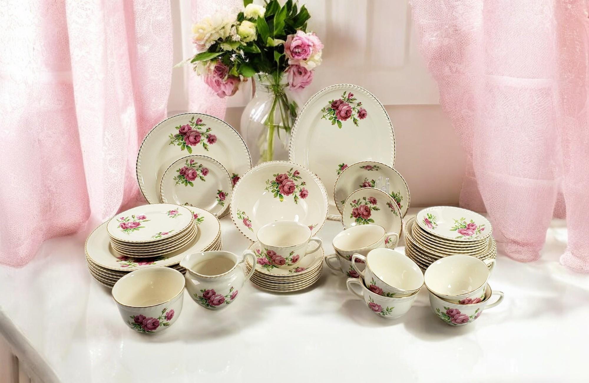 Johnson Bros Rose - Etsy Canada