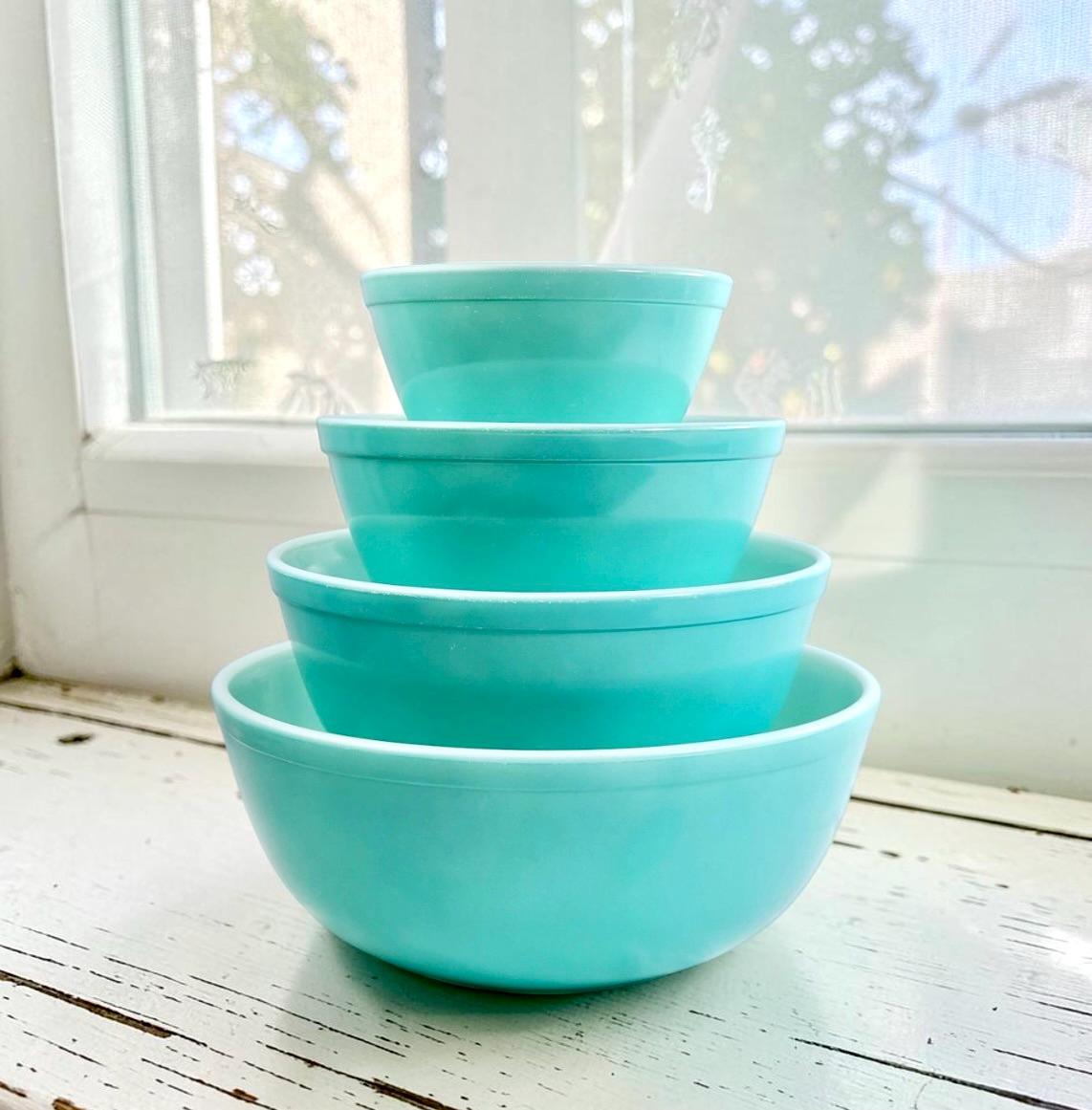 Pyrex Turquoise Robins Egg Blue - Etsy