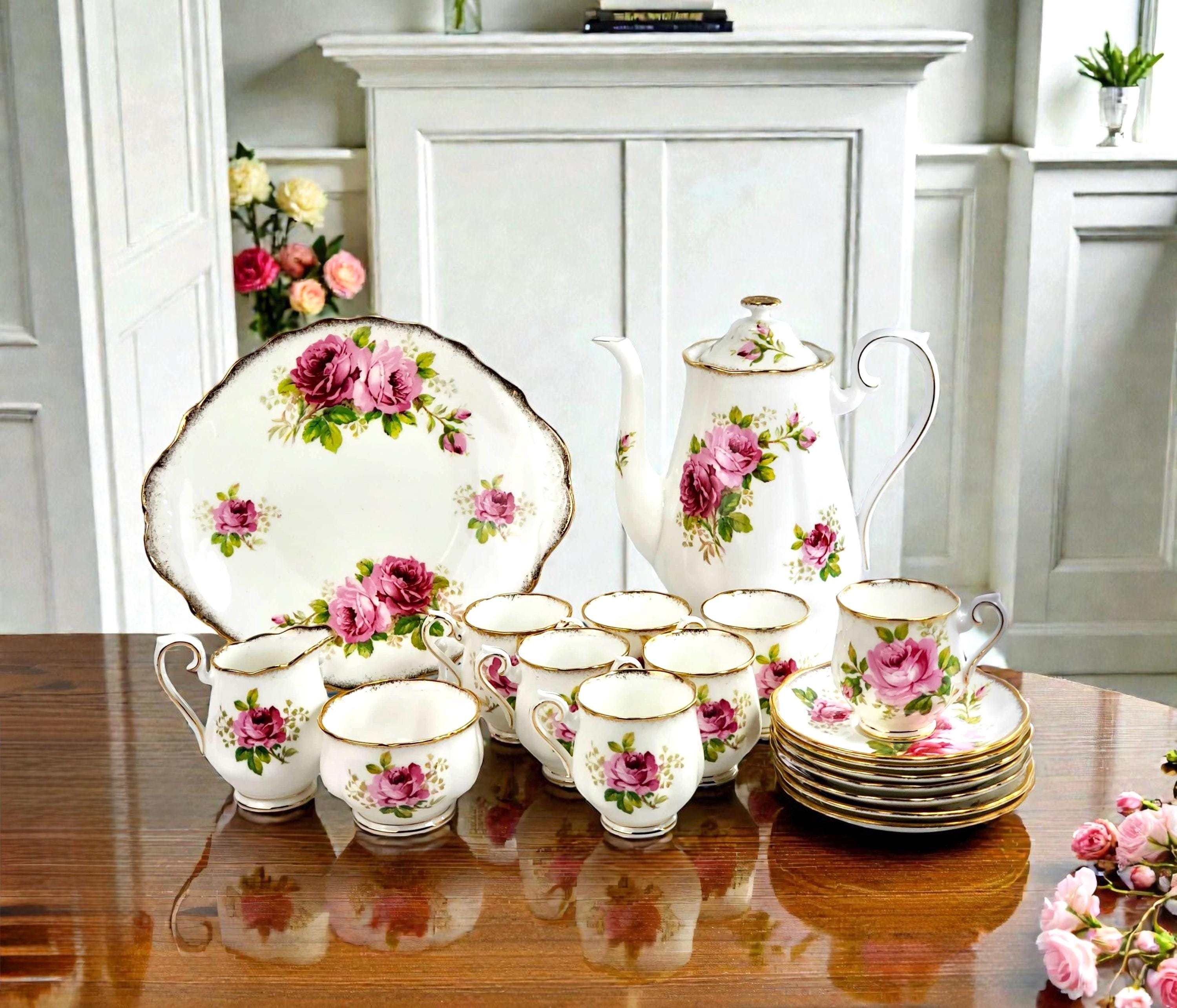 Royal albert american beauty - Etsy 日本