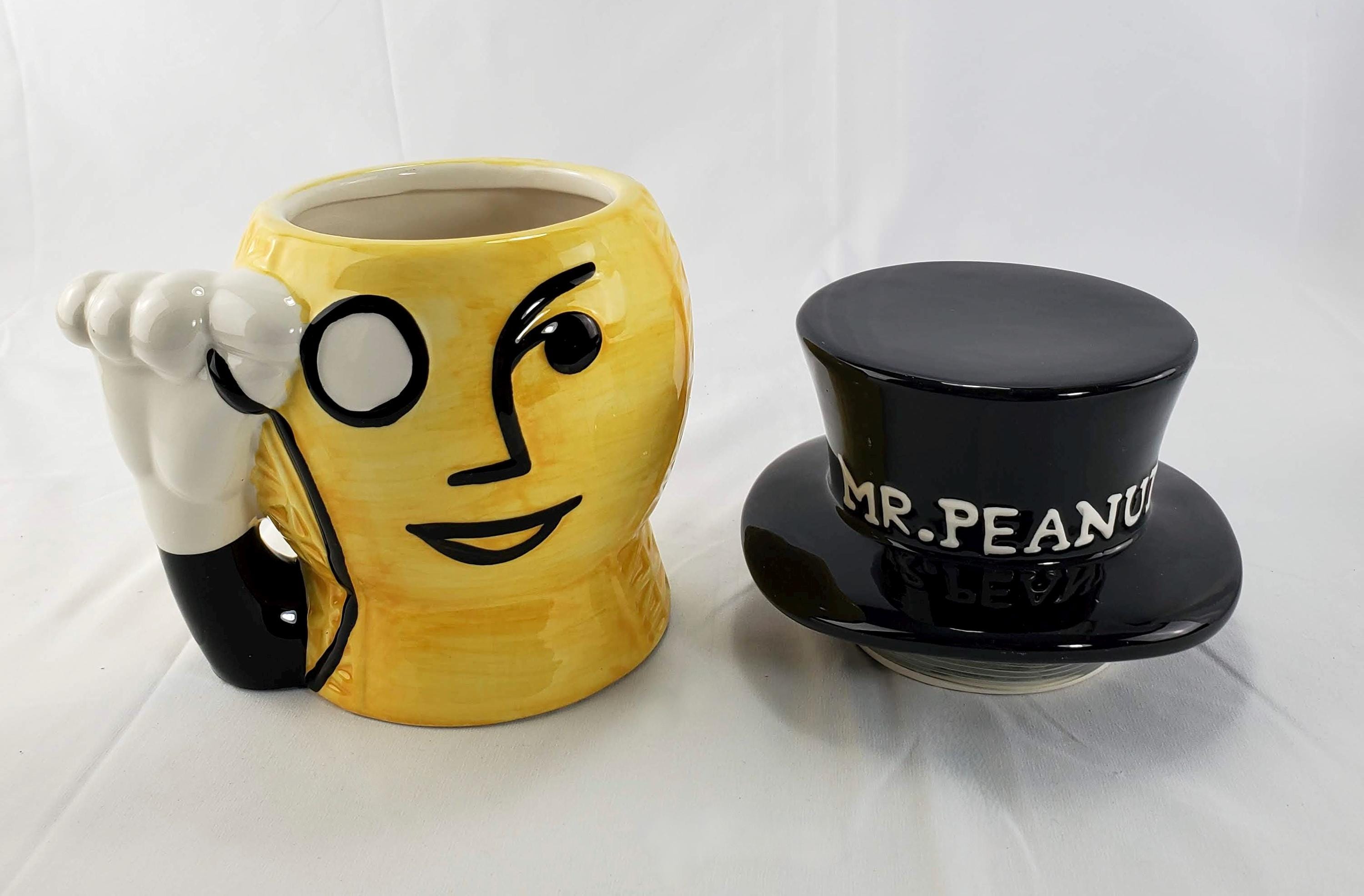 Vintage Planters Mr. Peanut Ceramic Canister - Etsy