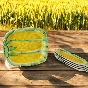 Vintage Corn on the Cob Serving Set - 5 Piece