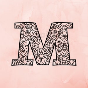 Free Free Initial Mandala Svg 582 SVG PNG EPS DXF File