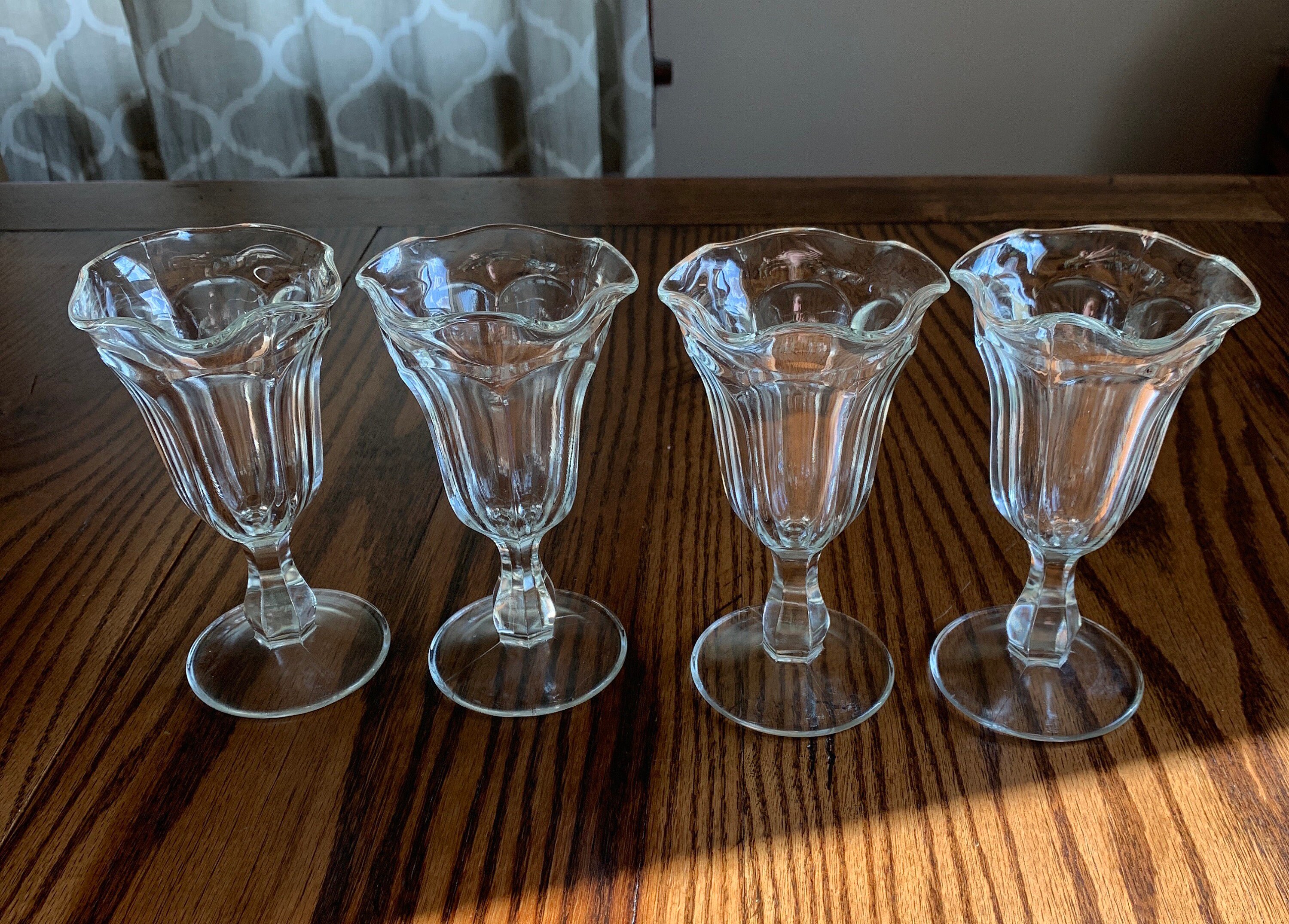 Vintage Ice Cream Float Glasses Etsy
