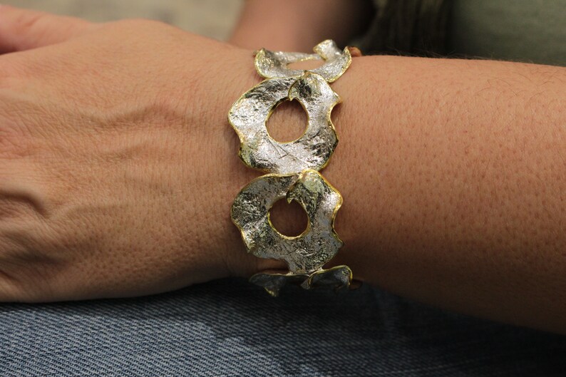 Gifts For Mom Sterling Silver Bracelet Wide Avante Garde Spiral Bracelet Greek Spiral Bracelet
