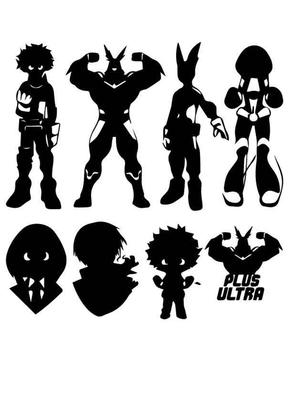 Manga Collection Svg, Anime Svg for Cutting Machine, Manga Svg, Instant ...