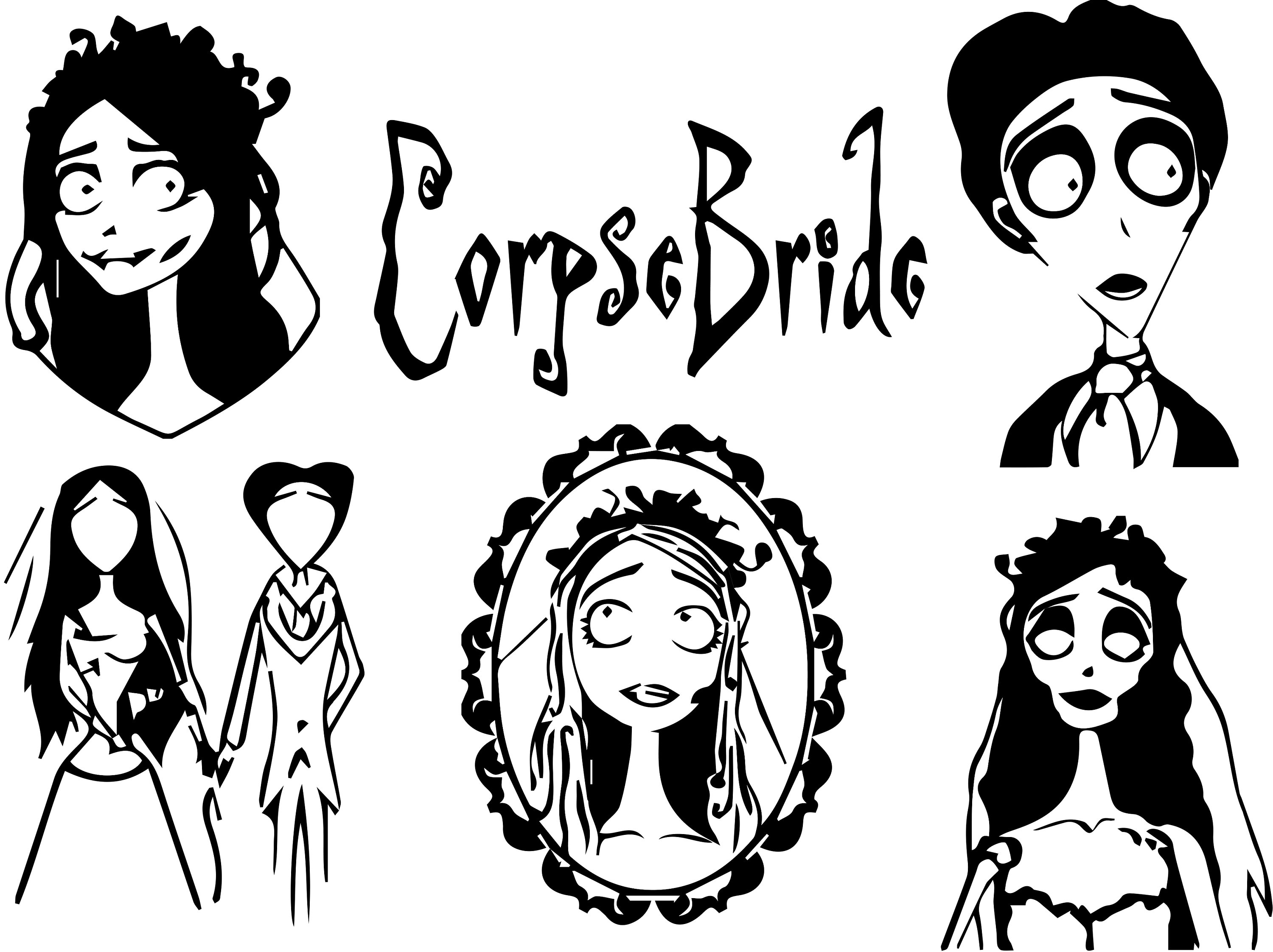 Corpse Bride Tim Burton's Inspired Pendant earrings | Mercari | Corpse bride,  Tim burton corpse bride, Tim burton