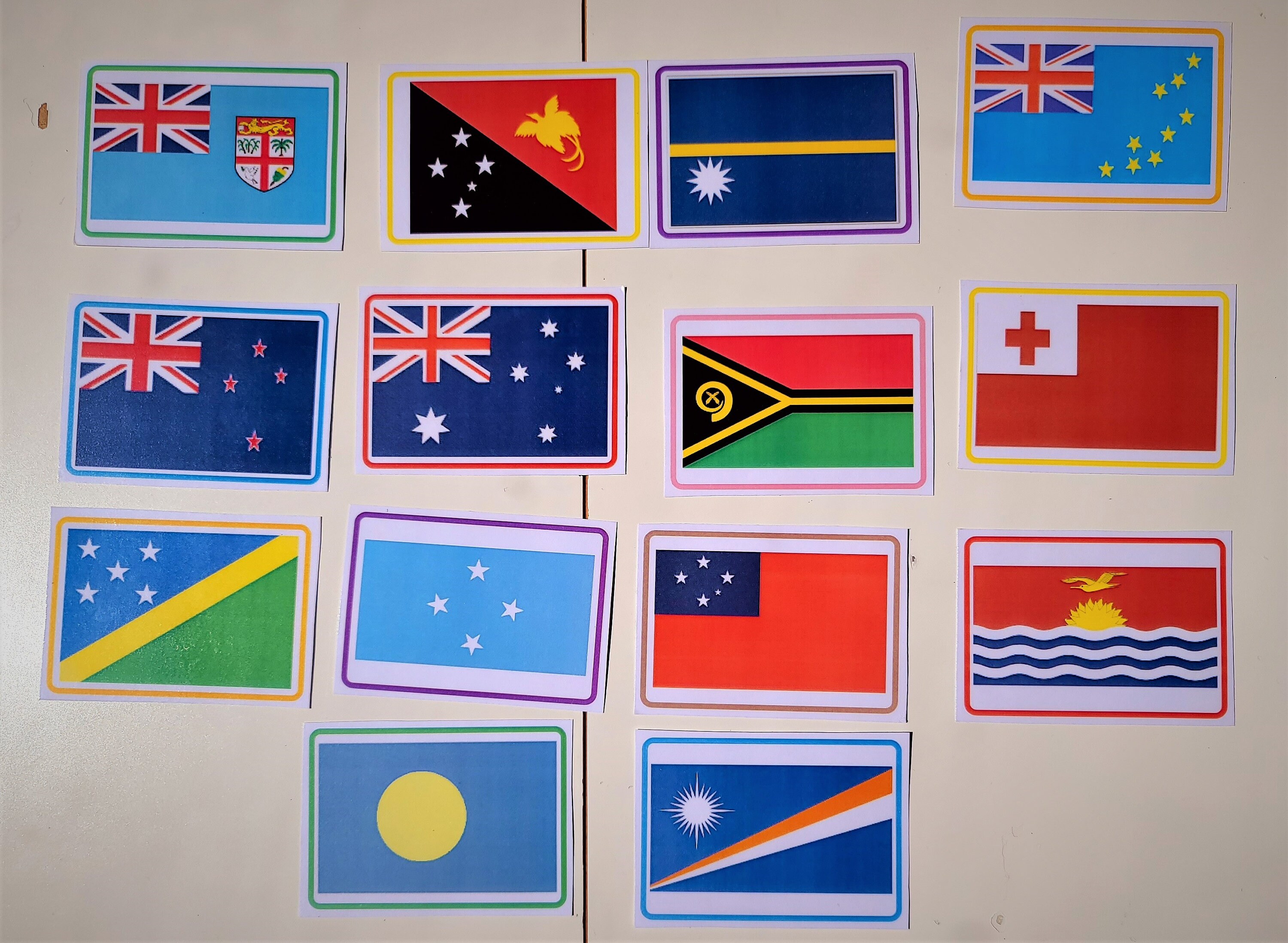 World Flags Educational Flashcards Printable Flashcards Etsy
