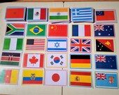 198 World Flags, Educational Flashcards, Printable Flashcards, Countries of the World, Learning Games, Visual Learner, Home School Activity