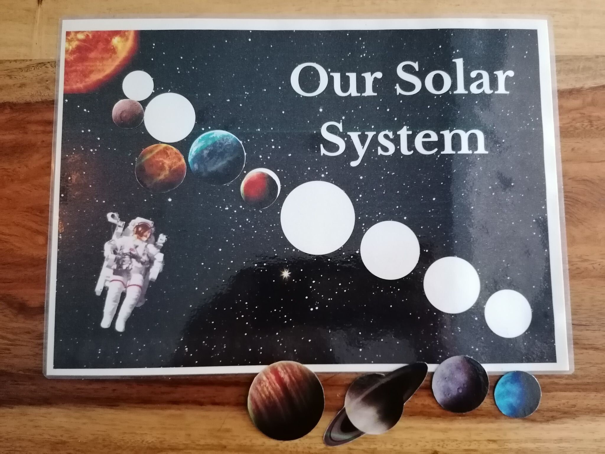Solar System Printable Learning Game Children's Printable Etsy
