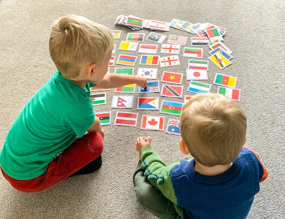 Geography Game 100 PICS Flags Of The World Travel Game - Learn 100 ...