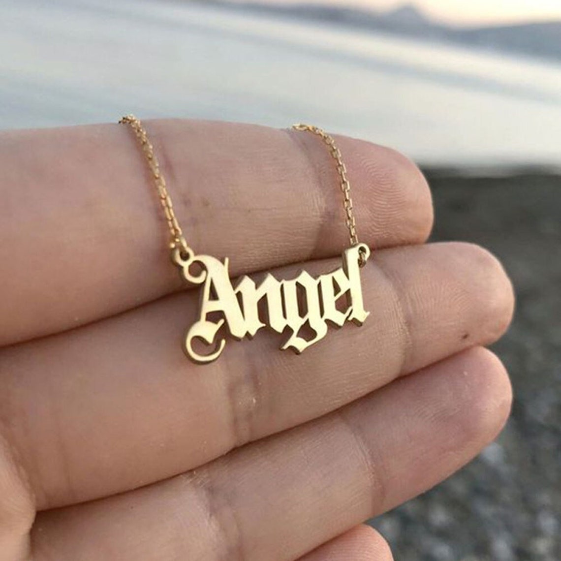 Custom Toddler Name Necklace Personalized Little Girl/Boy Etsy