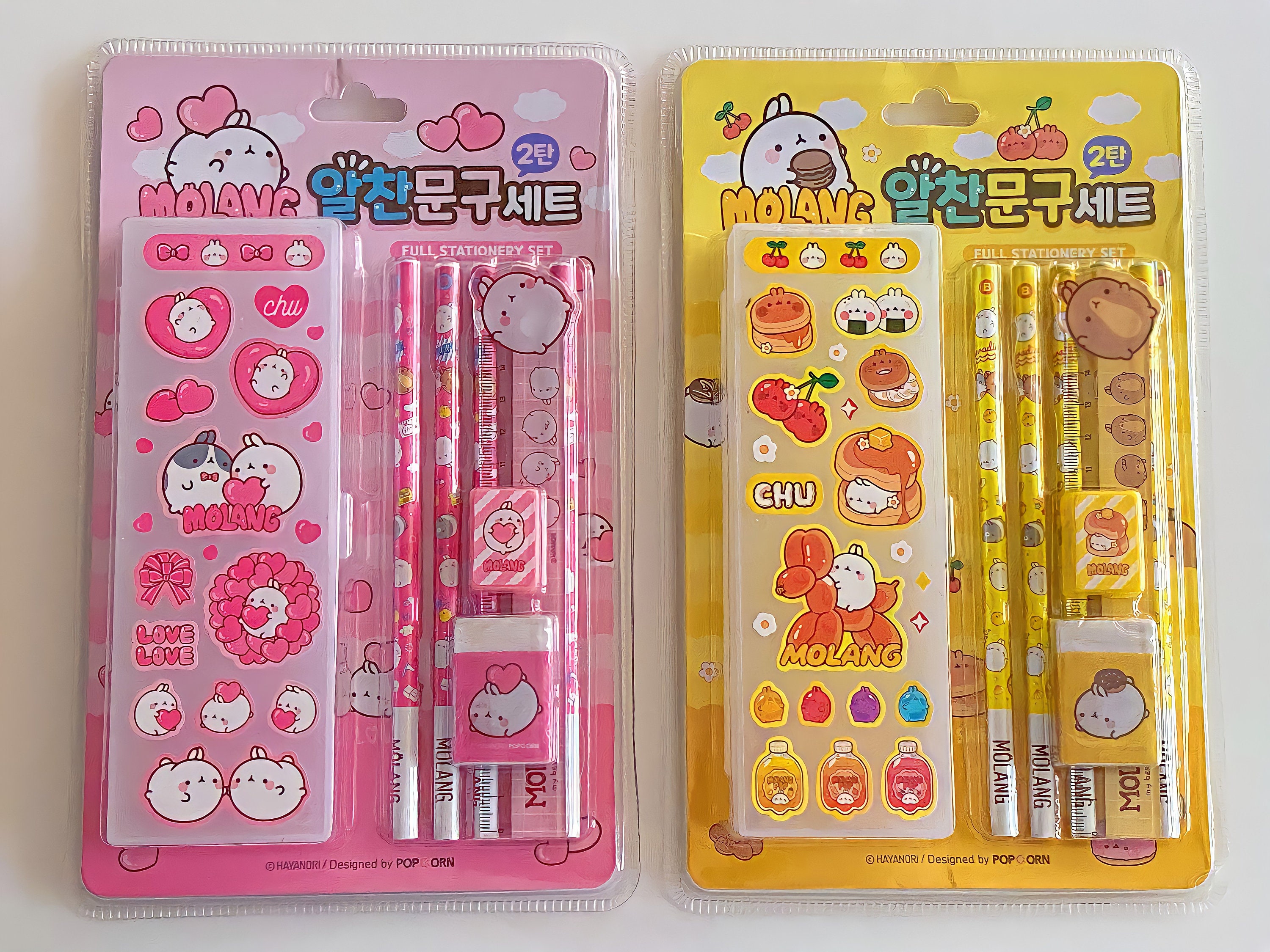 Cute Stationery Box Kawaii Stationery Set Cute Stationery Set Back to  School Kids Stationery Box Aesthetic Stationery Pack Box Bundle 