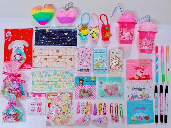 Jolies fournitures de bureau pour l'école avec papeterie kawaii, boîte  d'école, cadeau de style sakura japonais coréen pour enfants, filles,  étudiants -  France