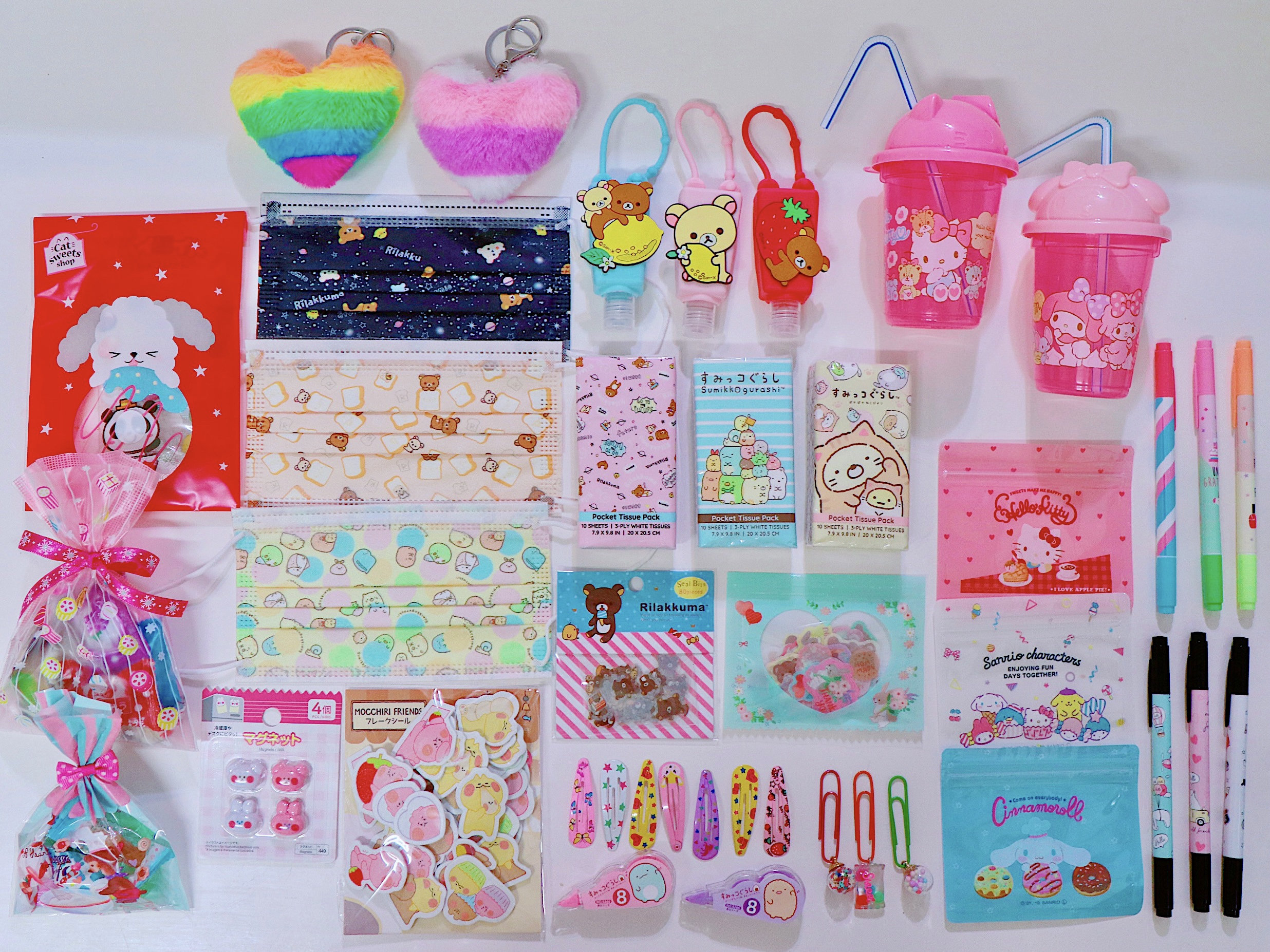 Cute Kawaii Stationery School Office Supplies, School Box