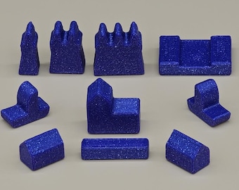 Custom Color Player Pieces for Catan Base and Seafarers, Cities Knights Expansions - 6th Edition