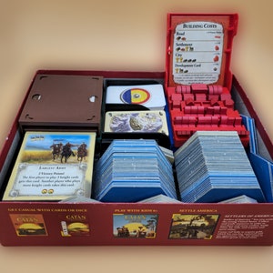 Organizer for Catan + Seafarers + 6player Extension With Player Trays ...