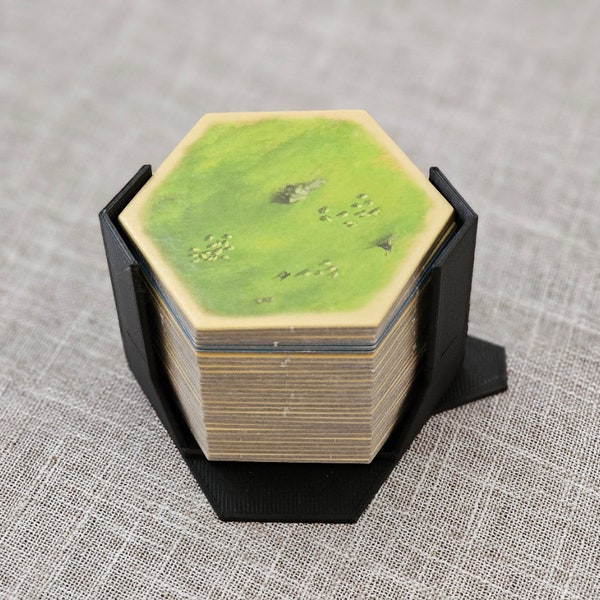 Hexes Holder for Catan and 6 Player Extension