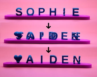 Flip Text Gears - Dual Word Illusion