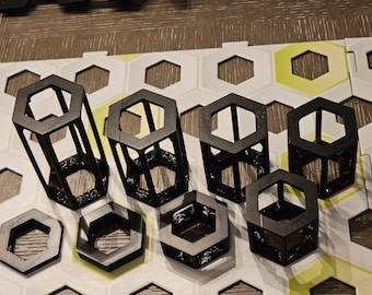 Gravitrax Compatible Spacers, Various Sizes