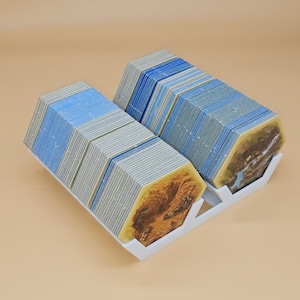 Hexes Organizer for Catan Board Game, Expansions, and 6 Player Extensions, Seafarers, Cities Knights, Traders Barbarians, Explorers Pirates