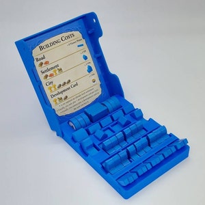 Tray - Catan + SF + C&K (Catan + Seafarers + Cities and Knights)/Player Pieces Organizer Storage