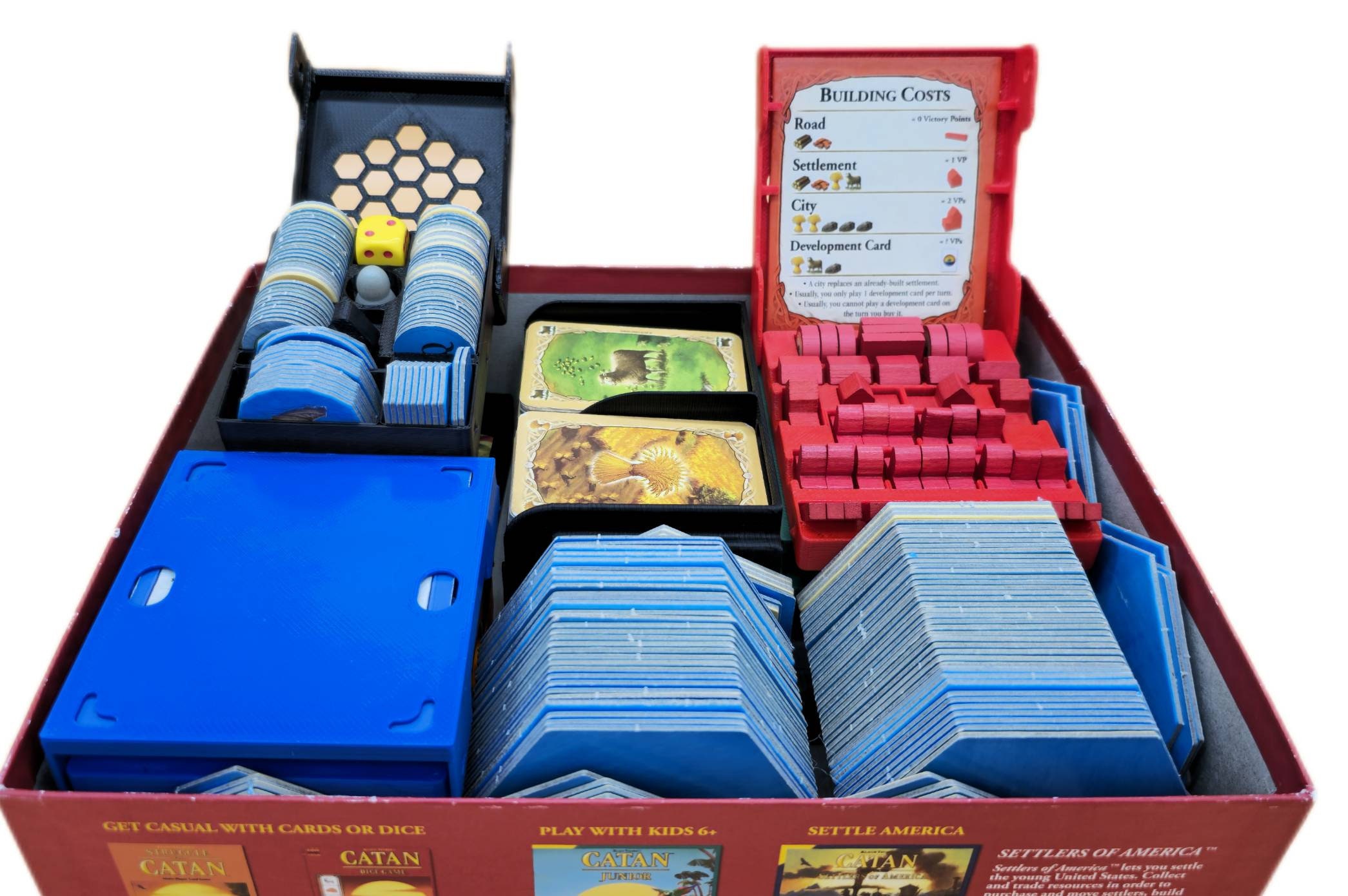 Organizer for Catan + Seafarers + 5-6 Player Extensions With