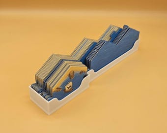 Frame Pieces Holder for Catan, Seafarers, Traders Barbarians, Explorers Pirates and their Extensions.