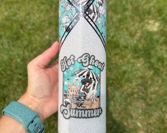 Goth girl tumbler, beach tumbler, summer tumbler, birthday gift for sister, birthday gift for best friend, Christmas gift for goth