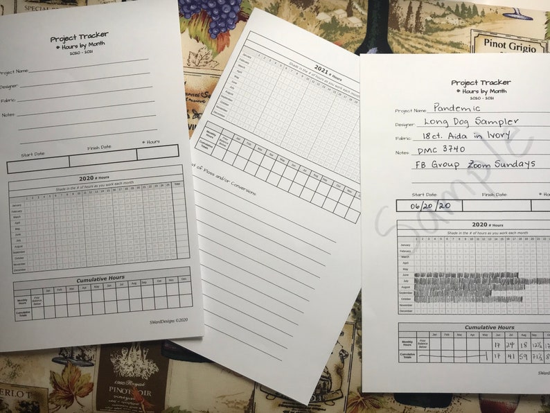 Variety Pack 2021 Project Trackers 10 total