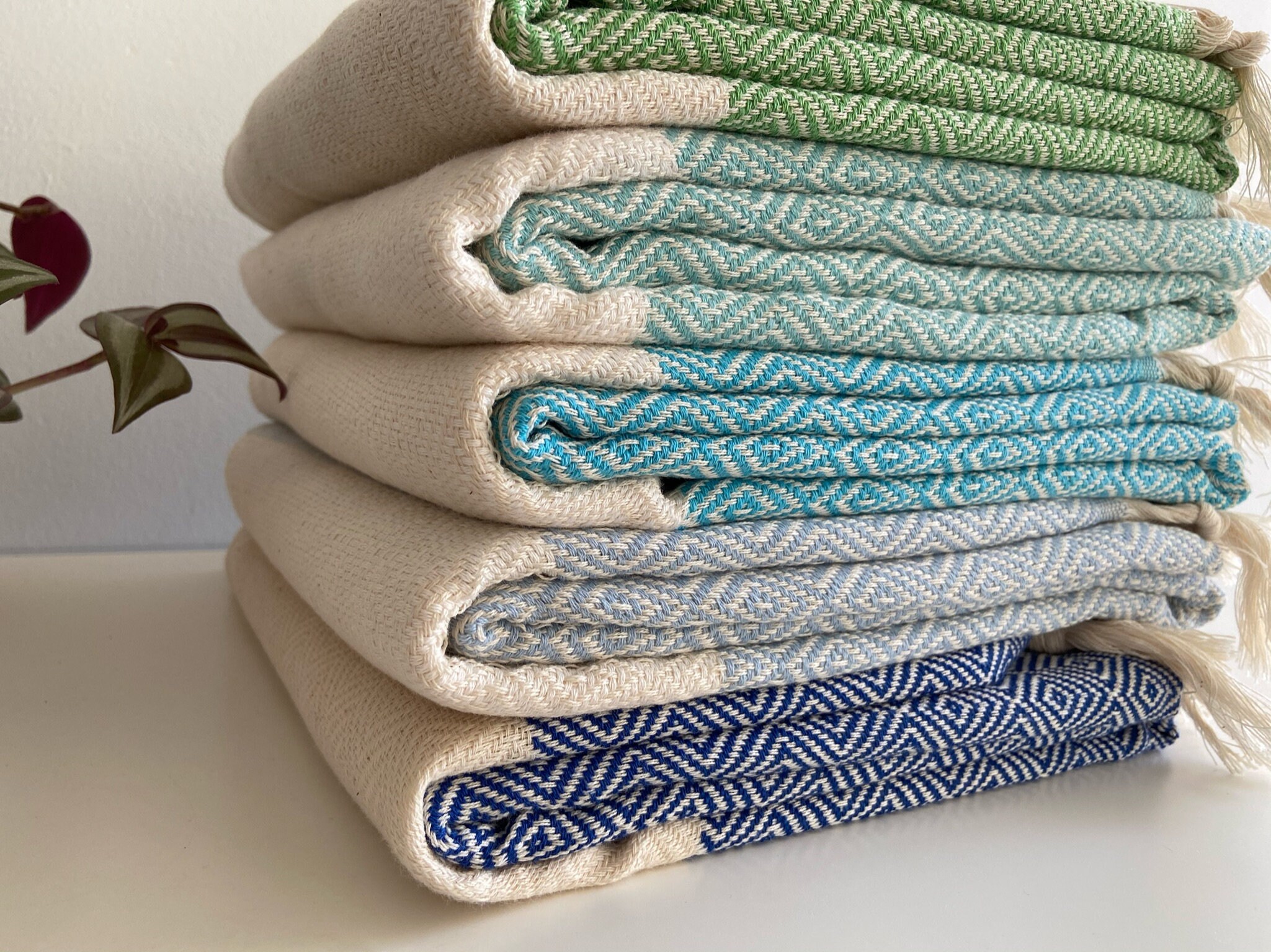 Diamond in the Bluff Turquoise Hooded Blanket