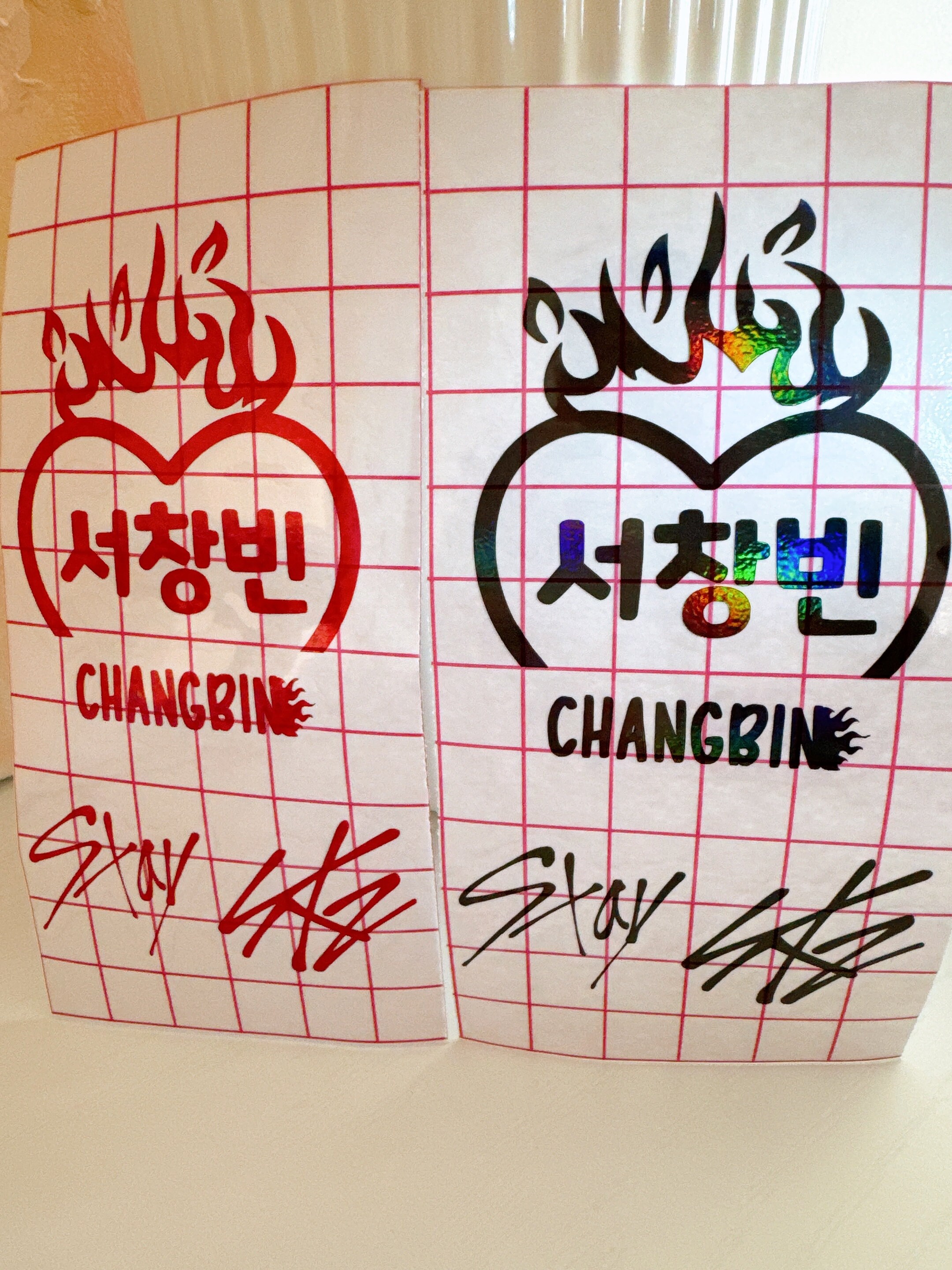 4 Decals Set - Stray Kids SKZ SKZOO 3RACHA for Stay