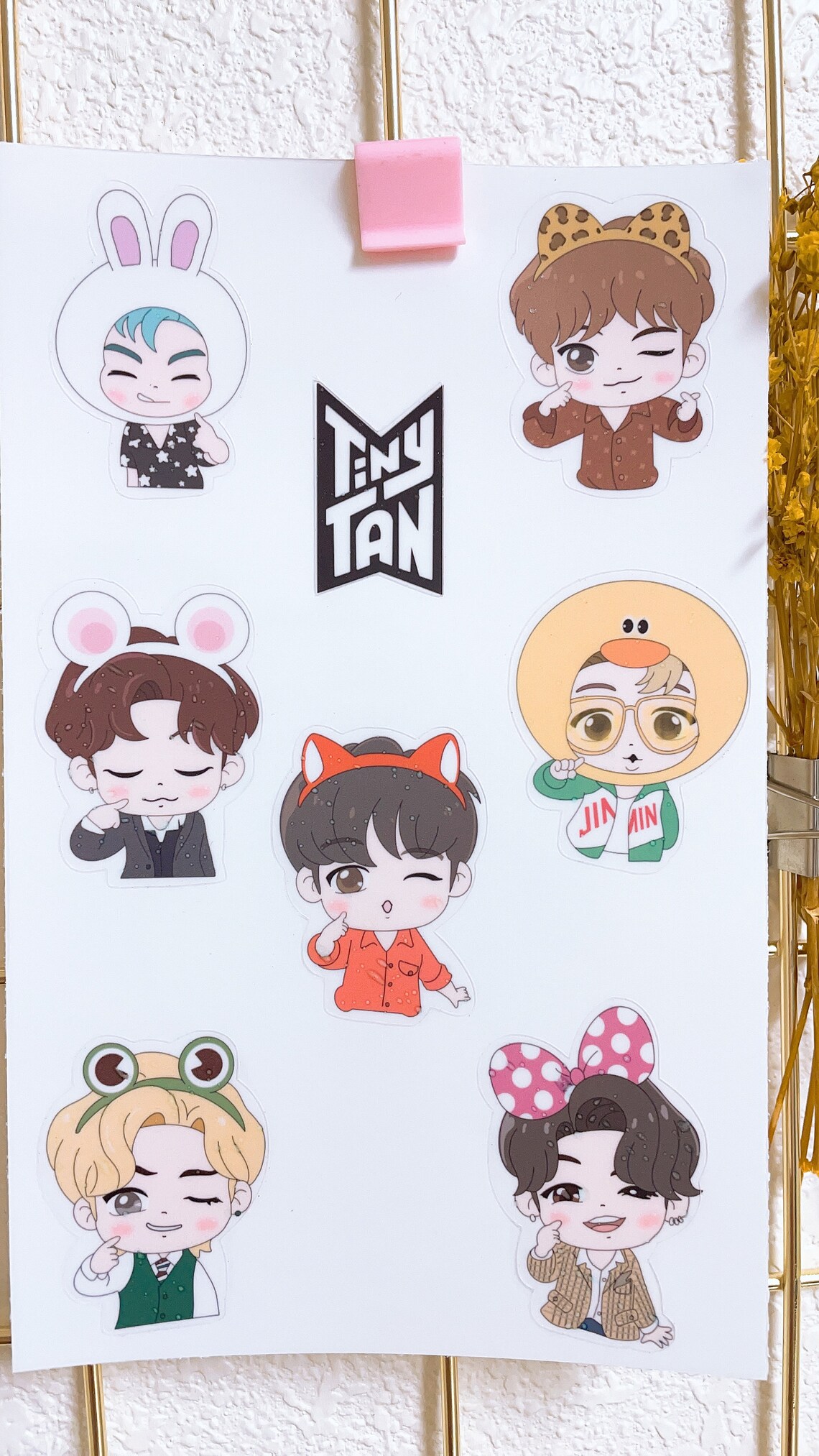 bts tiny tan dynamite figures