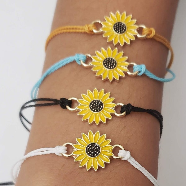 You are my Sunshine Sunflower Bracelet/Anklet