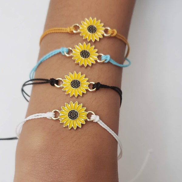 You are my Sunshine Sunflower Bracelet/Anklet