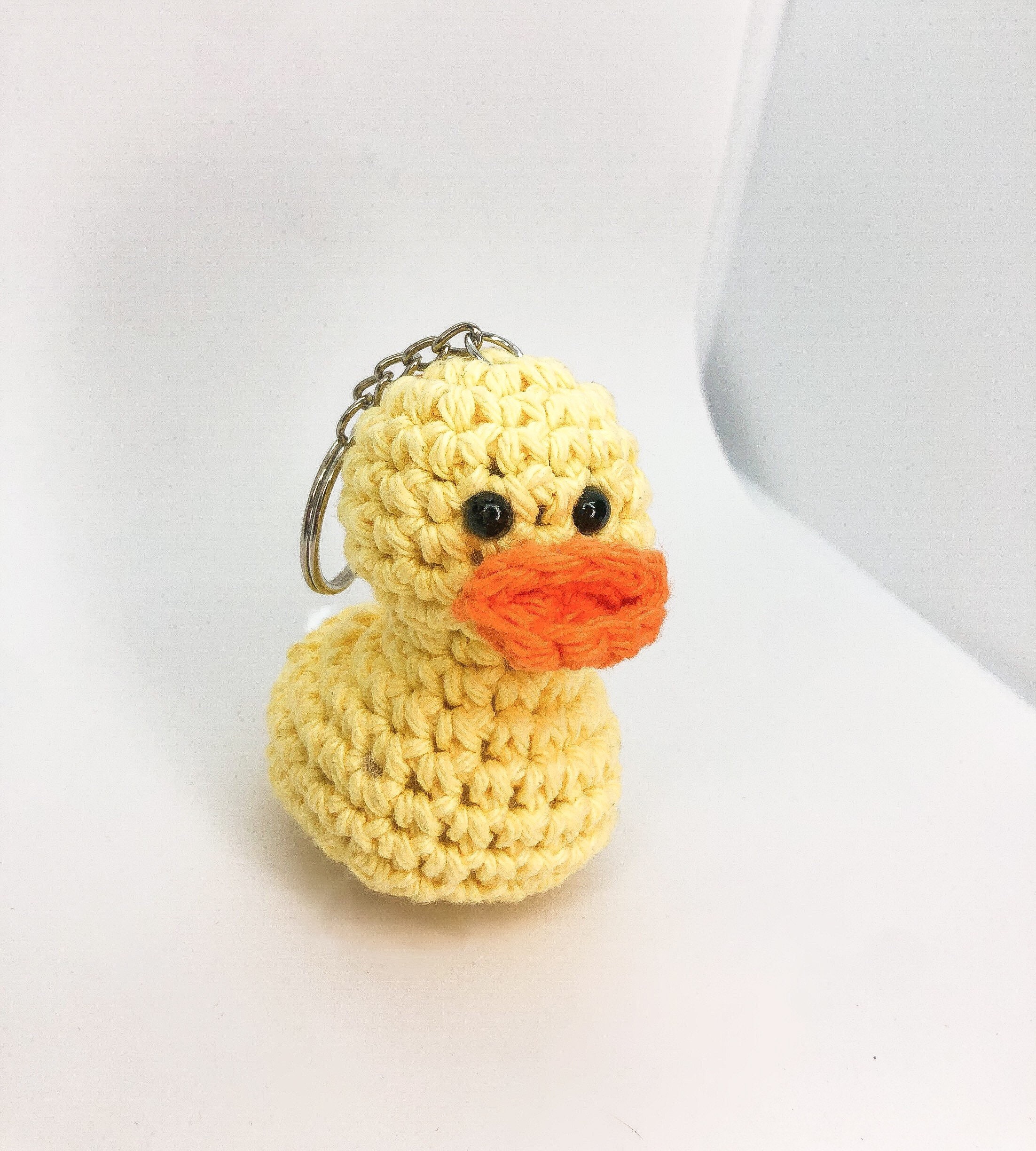 Randy the Rubber Duck Crochet Keychain Handmade Etsy