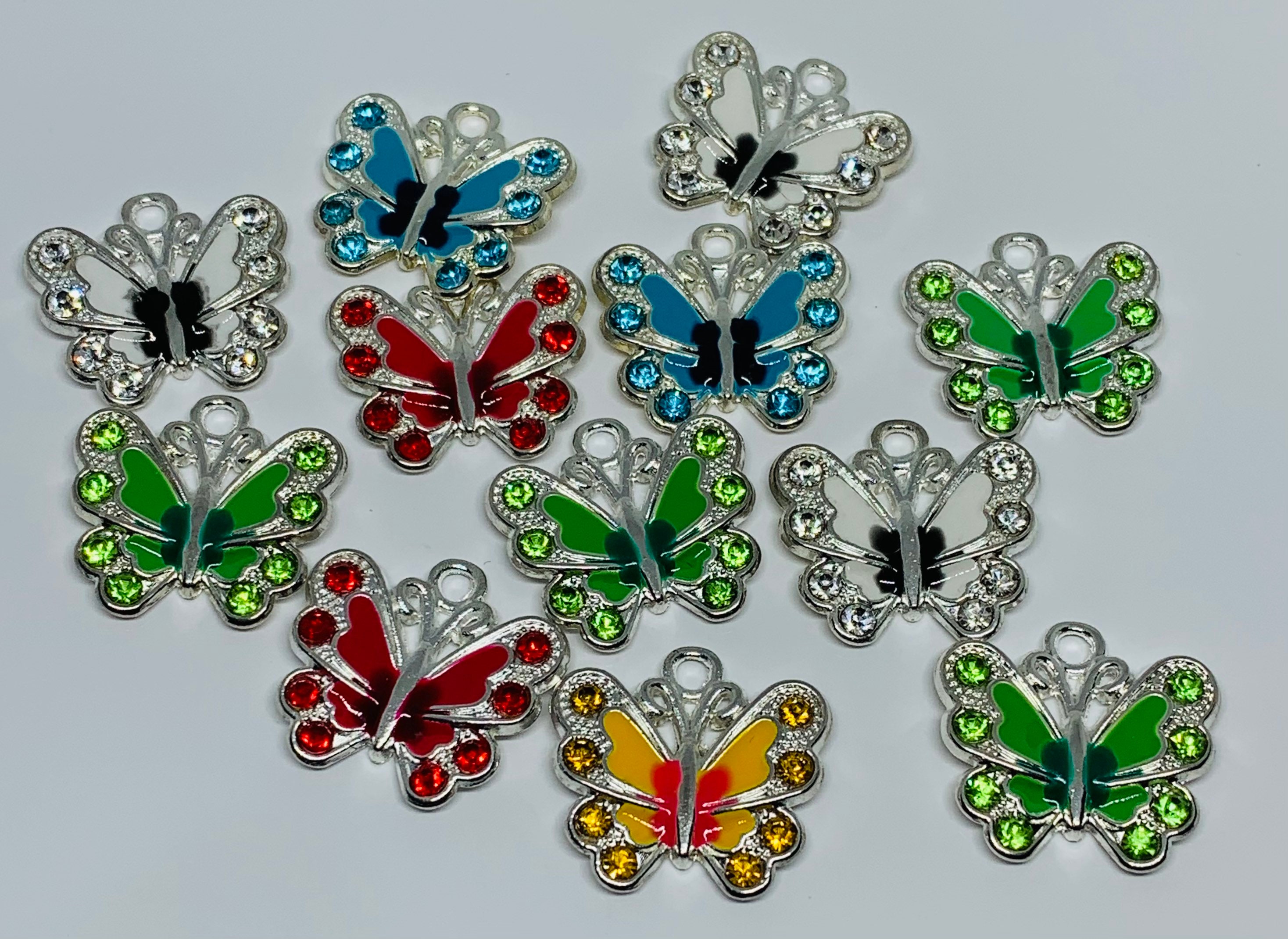 Butterfly charms Etsy