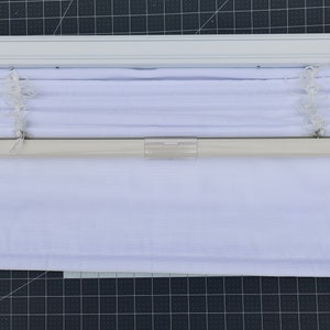 Cordless Roman Shade, Push/Pull Easy Operation, Baby Proof Safe Blinds System, NOT Sold Seprately , Suitable to all flat fold/relaxed folds