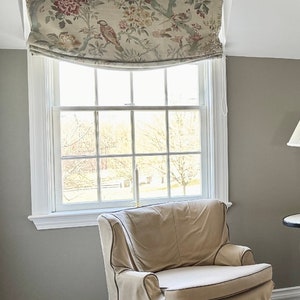 Custom Roman Shades and Curtains, Fabric by Your Choice, Handmade Window Treatment, Made to order image 8