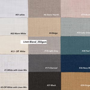 Fabric Swatches, Roman Shades Fabric Swatches, Linen Curtain and Beddings, Striped Linen,Trim and Ribbon Colors