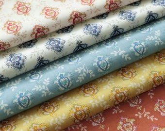 Floral Fabric Japanese Design, Custom Drapery, and Roman Shades, Designer Fabric deal.