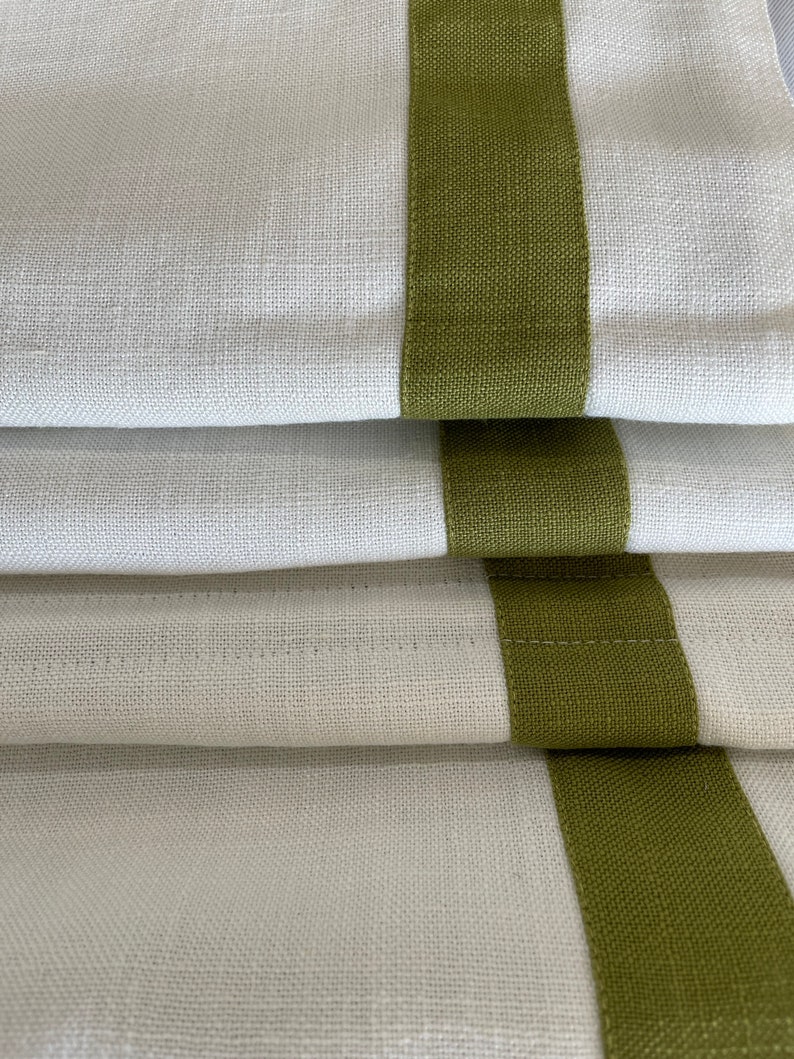 Relaxed Roman Shades, Custom Fabric Modern Shades, Kitchen Window Treatment, Made to order Window Covering image 5