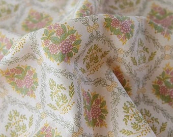 Floral Fabric for Girls room, Custom Drapery, and Roman Shades, Designer Fabric deal.