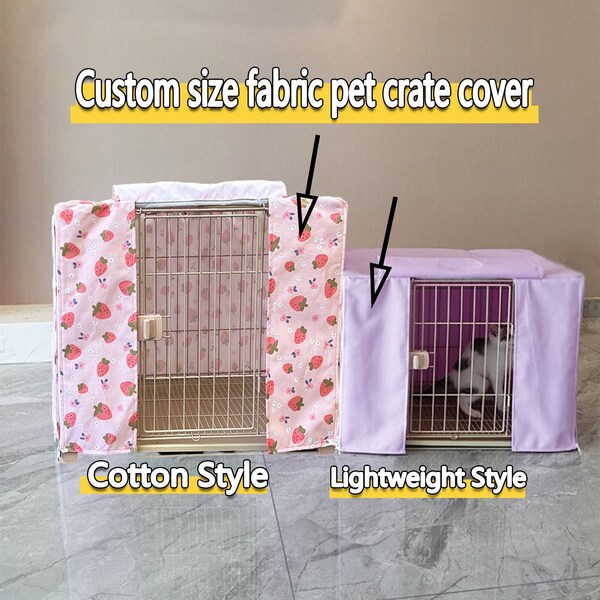 Custom crate cover pet cage cover dog kennel cover winter warm cold-proof thick cat cage cover rabbit cage cover windproof sunscreen shading